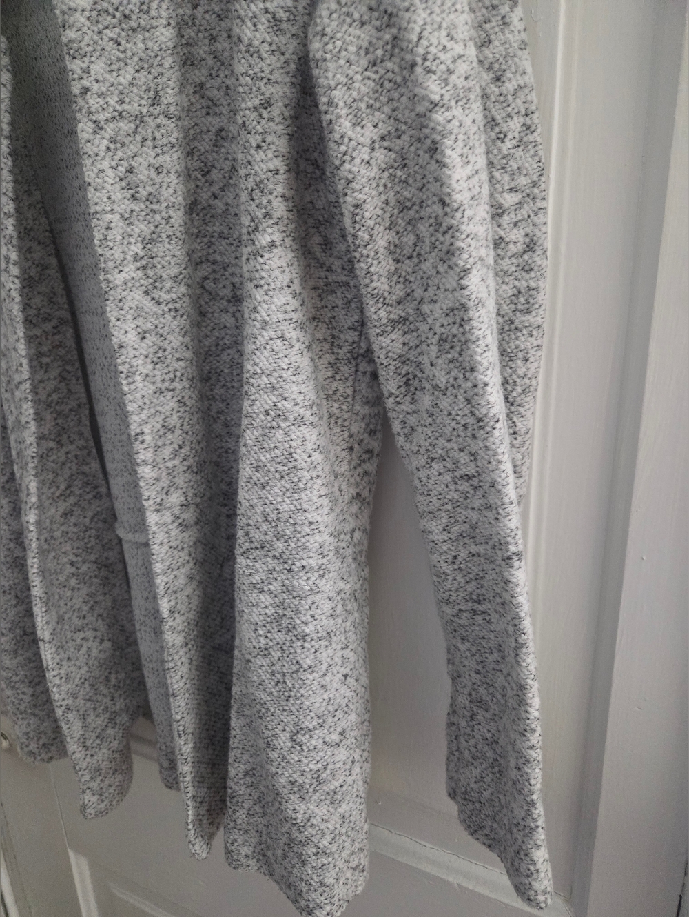 LOFT Women's Gray Open-Front Knit Sweater Cardigan Size XS - Picture 6 of 14